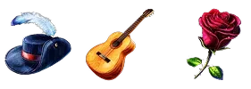 Hut, Gitarre, Rose.webp